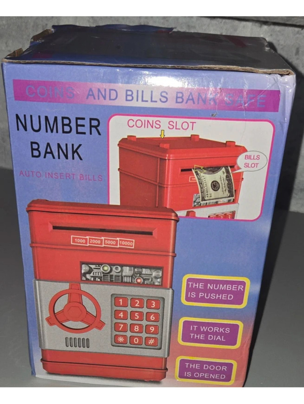 Number Money Bank - Picture 3 of 4